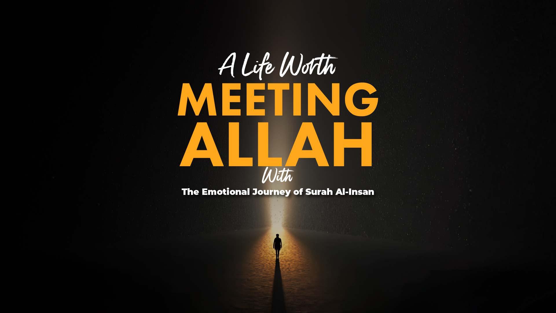 Image of A Life Worth Meeting Allah With