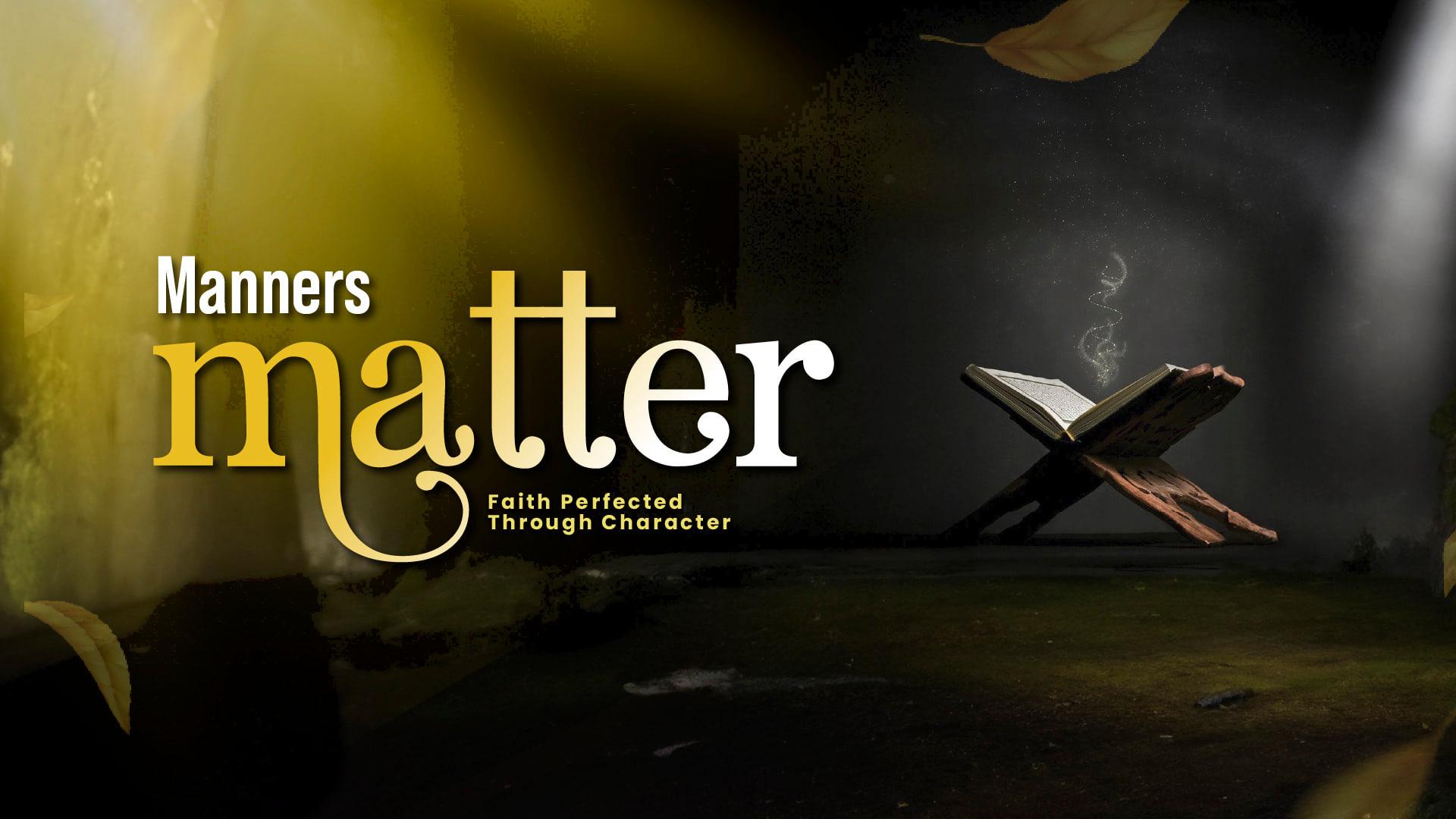 Image for session Manners Matter