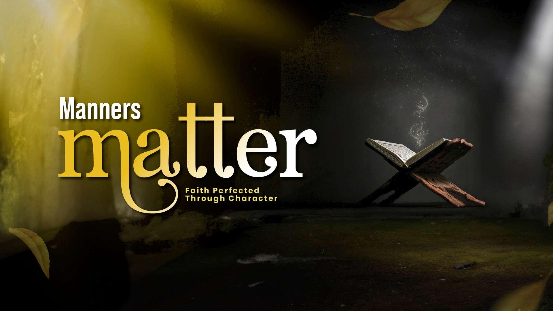 Image for session Manners Matter